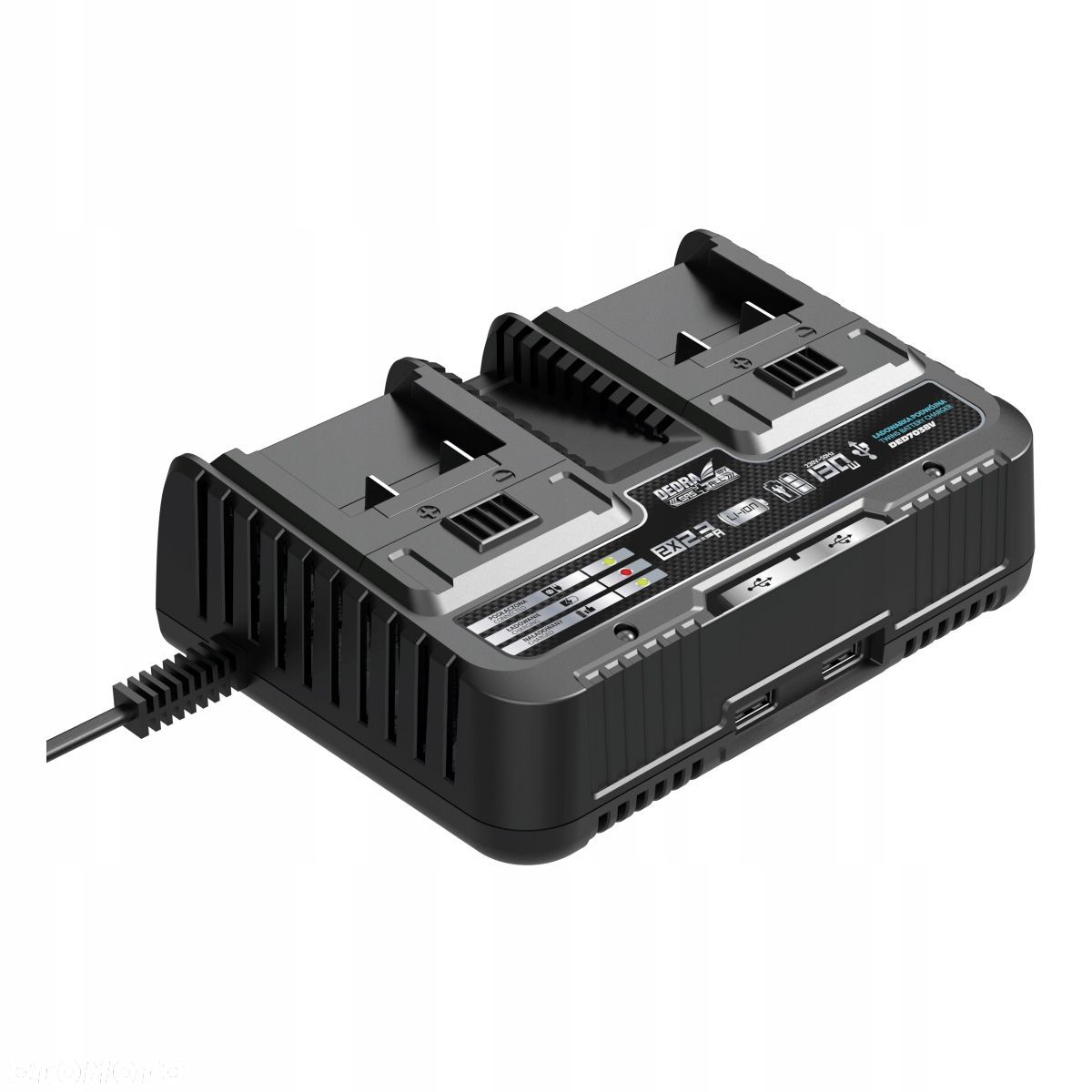 Ładowarka podwójna Ładowarka podwójna 18V, SAS  ALL dedra DED7038V 20 V - 1