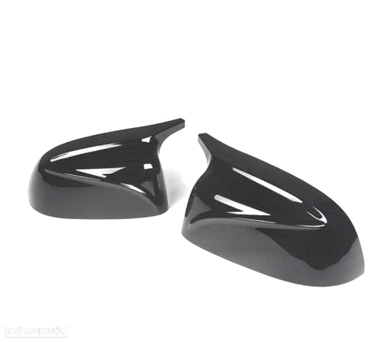 CAPAS DE ESPELHOS RETROVISORES BMW X5 G05 X6 G06 PRETO BRILHANTE - 3