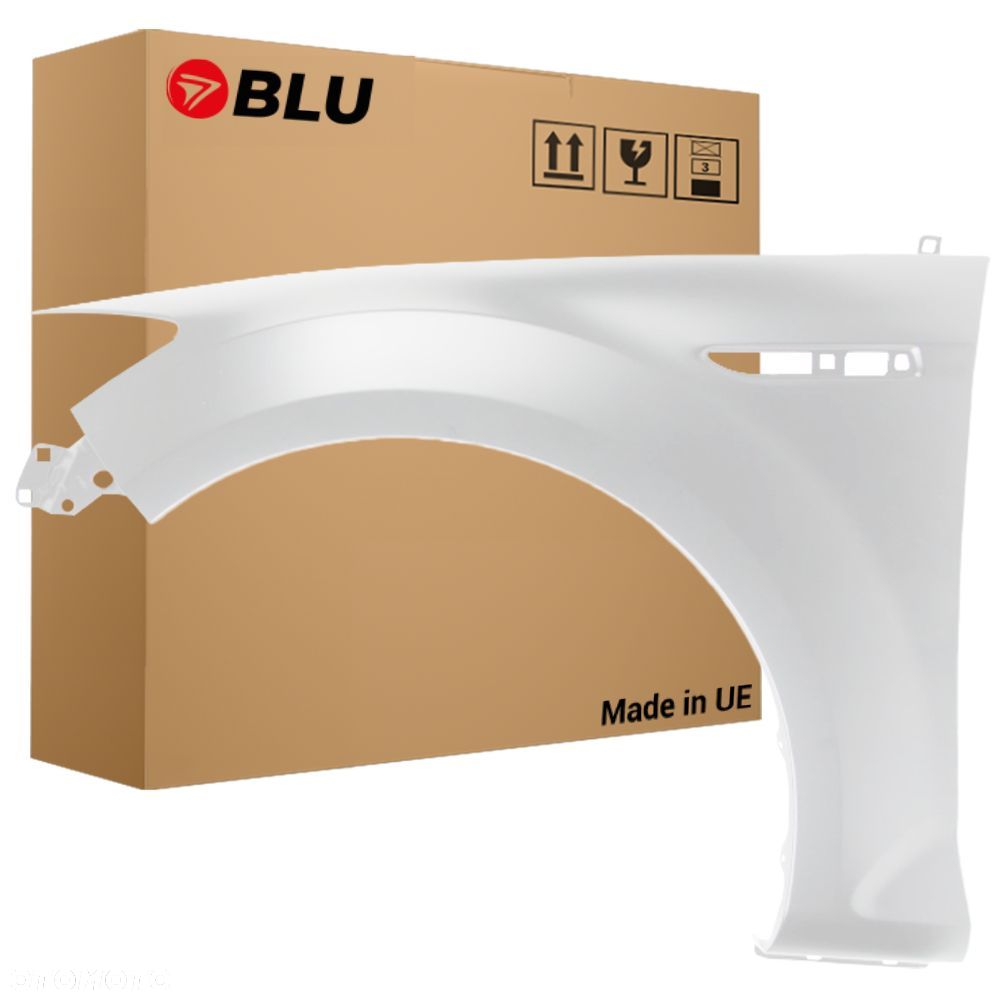 BLU Błotnik Ford Mondeo MK4 IV LIFT 7VTA lewy biały 2010-2015 przód FrozenWhite - 1