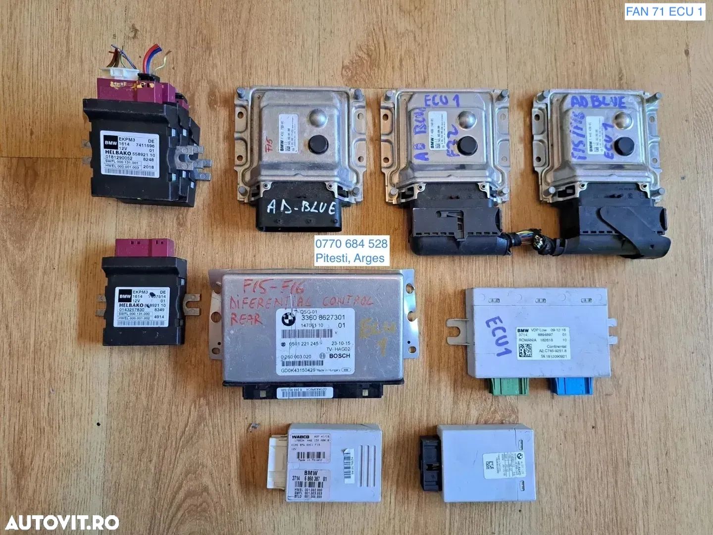 Modul calculator ECU pompa combustibil modul adblue modul diferential ECU suspensie calc coloana directie bmw f20 f16 f15 f86 g31 g32 - 1