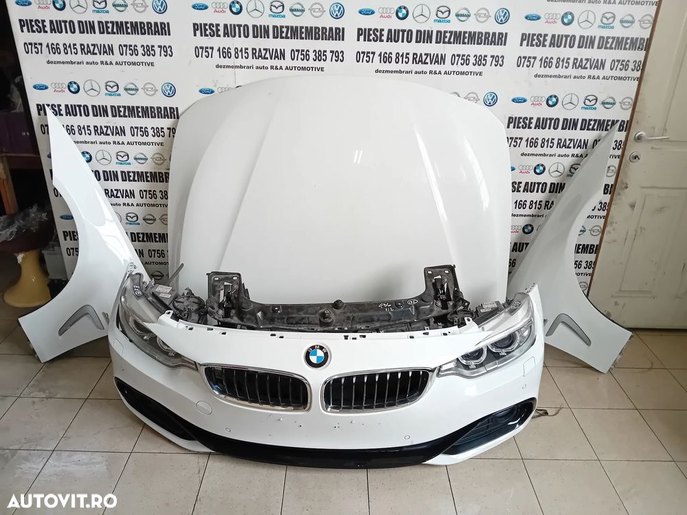 Fata Completa BMW F32 F33 F36 LCI 2017-2020 Sport Line Bara Capota Far Aripi - 6