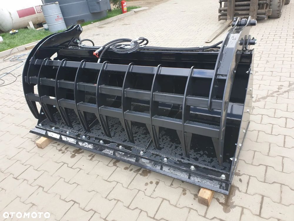 OKAZJA! RATY 0%! Łyżko krokodyl palony 160 cm do miniładowarki, mocowanie euro, giant, multione, bobcateux - 3