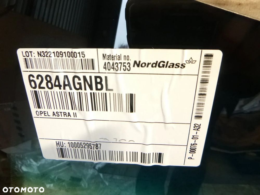 opel astra 2 ii g szyba nowa przód przednia nordglass - 4
