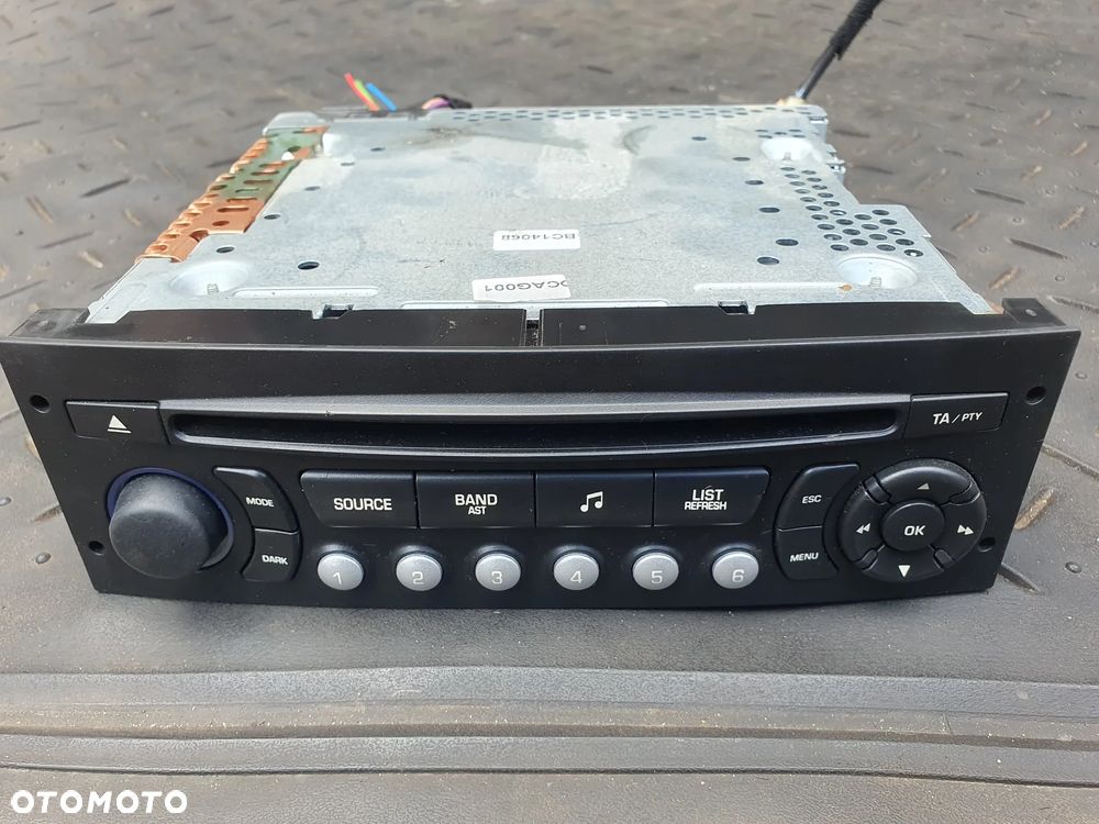PEUGEOT 207 EXPERT CITROEN C2 JUMPY RADIOODTWARZACZ RADIO FABRYCZNE RD4N1-02 96643697XT FIAT SCUDO - 2