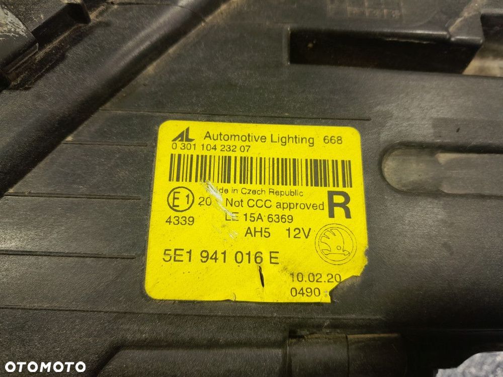 SKODA OCTAVIA III LIFT REFLEKTOR PRZÓD PRZEDNI PRAWY EU 5E1941016E - 12
