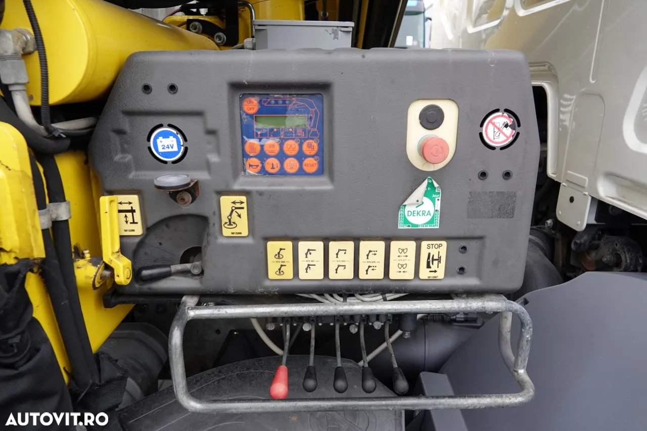 DAF LF 250 / 4X2 / CUTIE - 7.30 + HDS HYVA HB 150XE3 / RADIOCOMANDĂ / ROTATOR / CAPACITATE MAX: 5200 KG / EURO 6 - 16