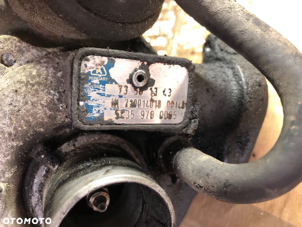Turbosprężarka turbina Opel Fiat Panda 1.3 M-jet 73501343 - 2