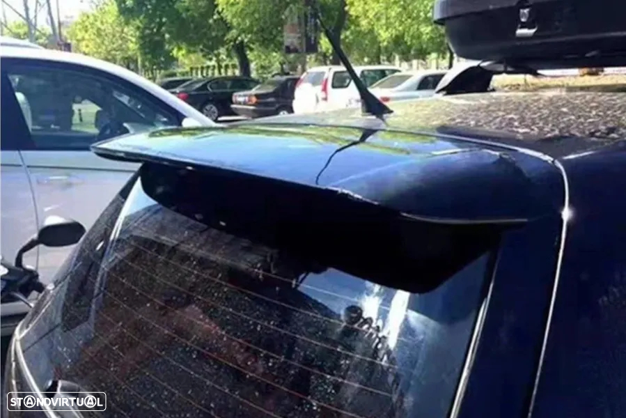 Aileron / lip / spoiler traseiro VW Golf 4 / IV R32 Look (longo) em plástico. - 11