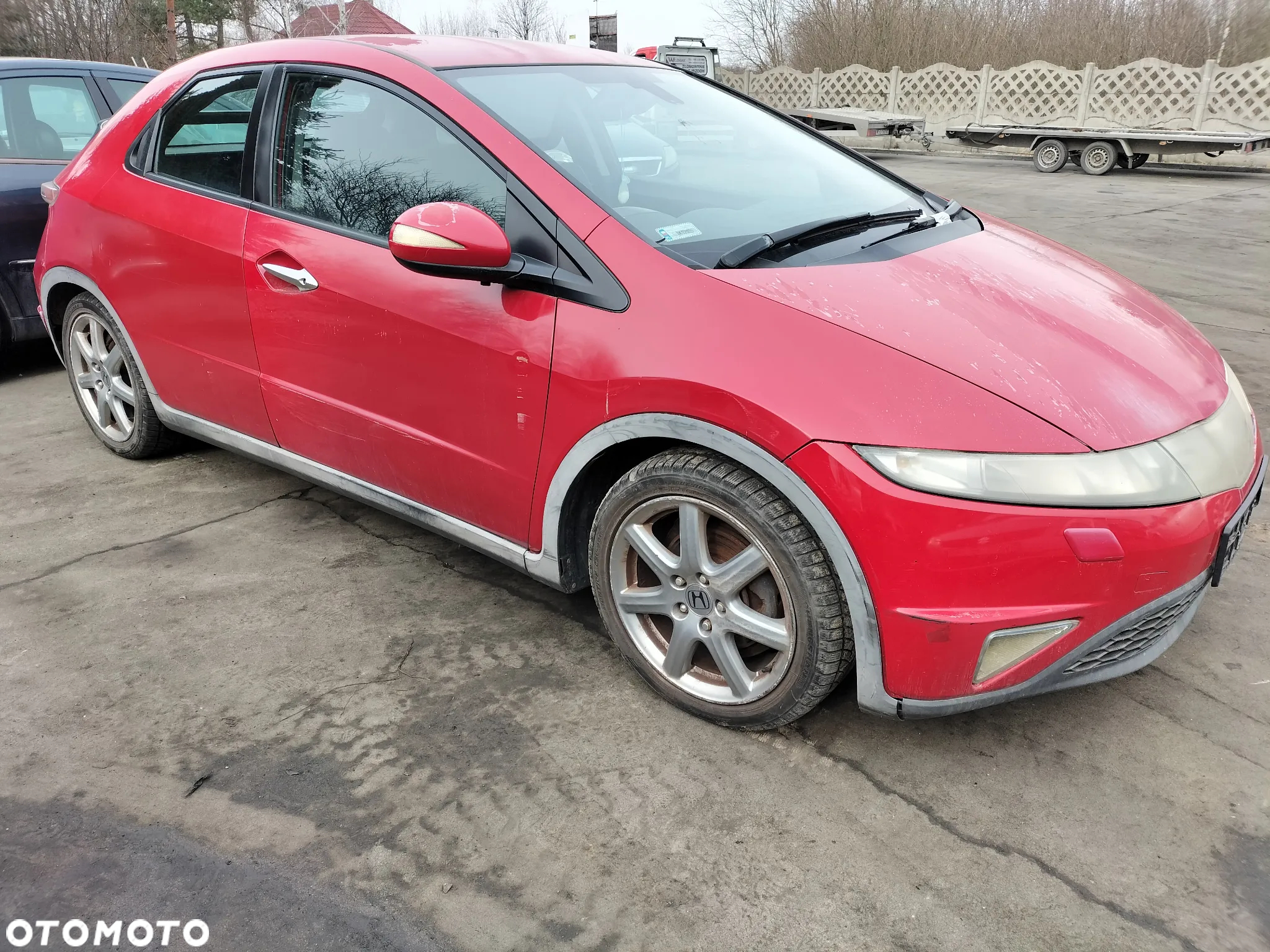 CAŁE AUTO NA CZĘŚCI KIEROWNICA Z PODUSZKA RADIO PANEL KLIMATYZACJI DASZEK PRZECIWSŁONECZNY HONDA CIVIC VIII UFO - 6