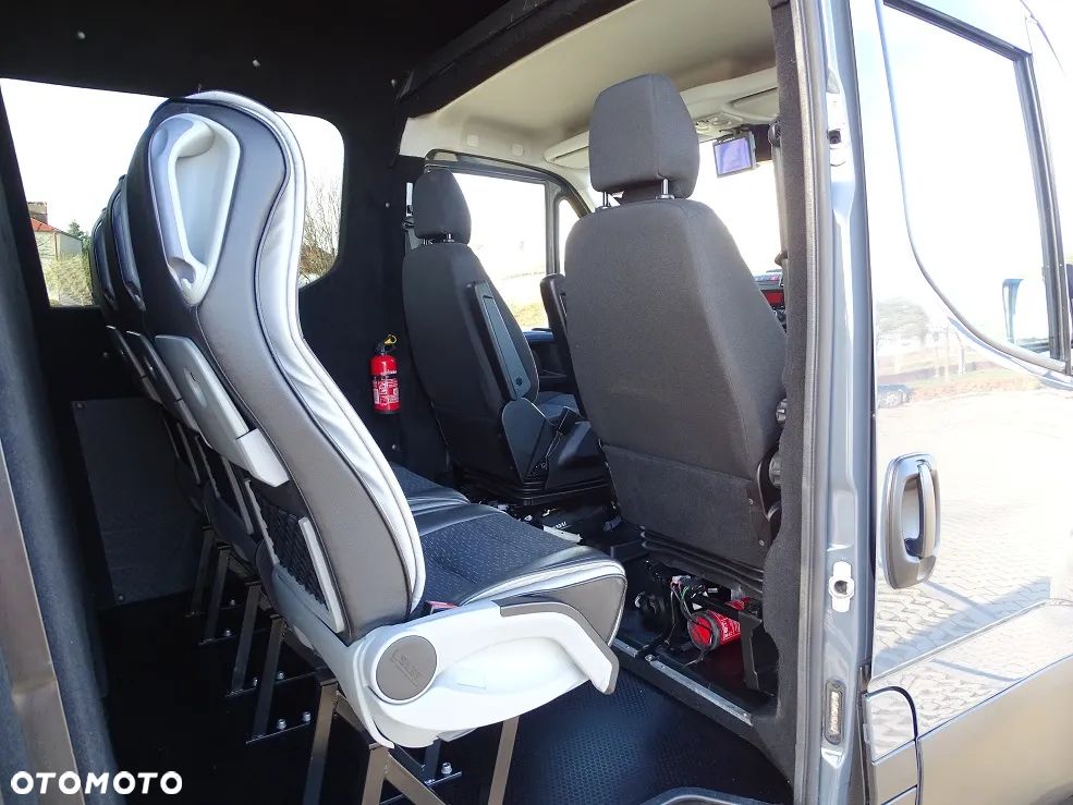 Iveco Daily 35C18 3.0 180 L4H2 Hi-MATIC FULL LED Brygadówka DOKA 5 Osób JAK NOWY!! - 27