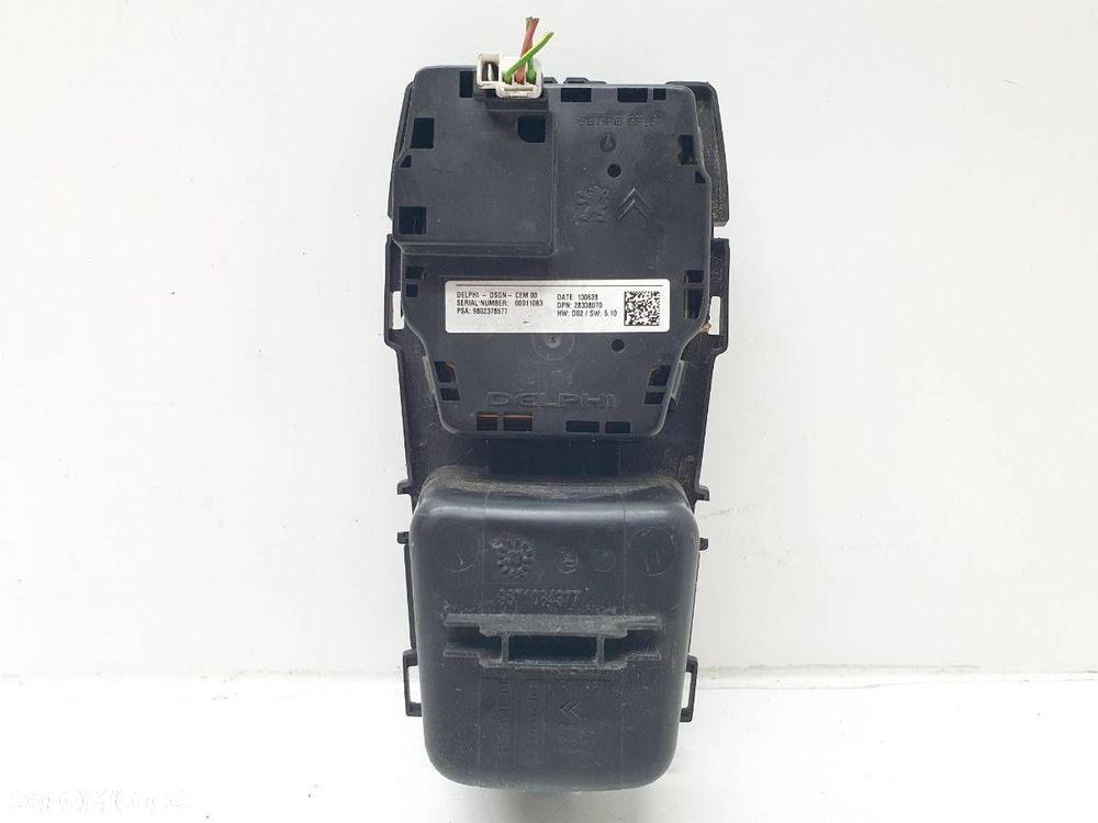 PANEL STEROWANIA RADIA NAVI TELEFONU PEUGEOT 308 I 9802378577 - 4