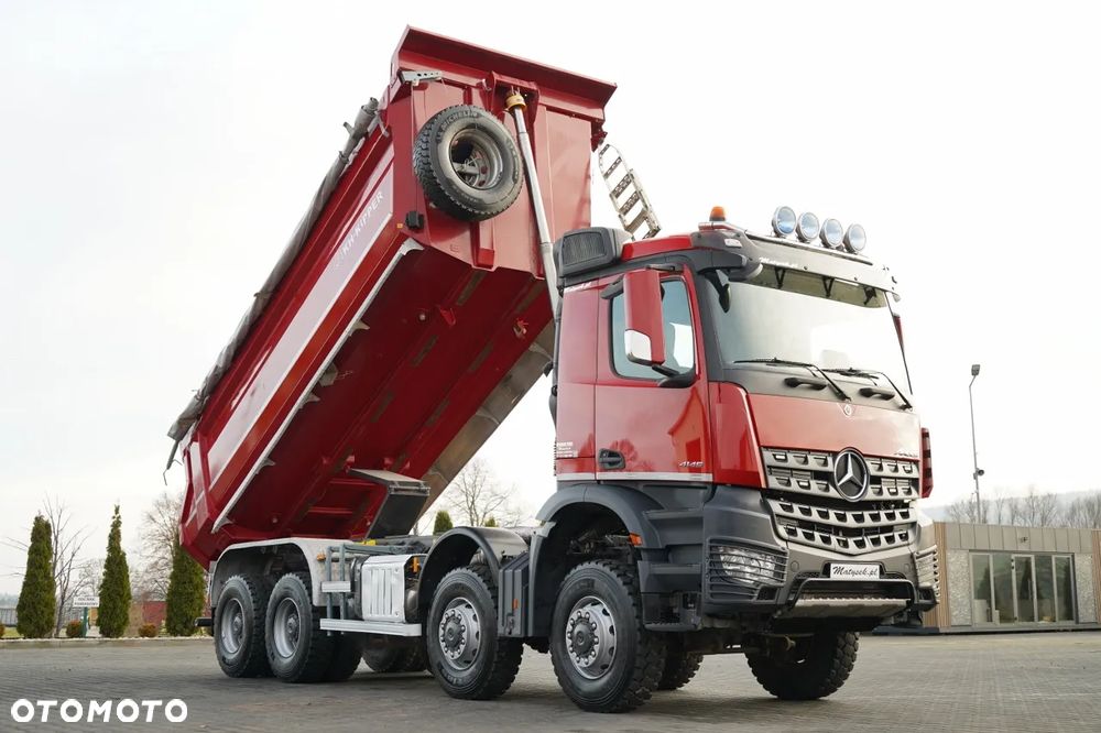 Mercedes-Benz AROCS 4145 / 8x8 / WYWROTKA TYLNOZSYPOWA / KH KIPPER  / MANUAL /  EURO 6 - 6