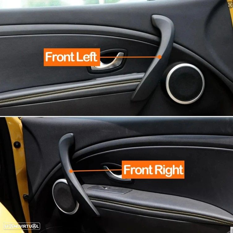 Puxador porta interior esqº ou drtº Renault Megane 3 Fluence - 4