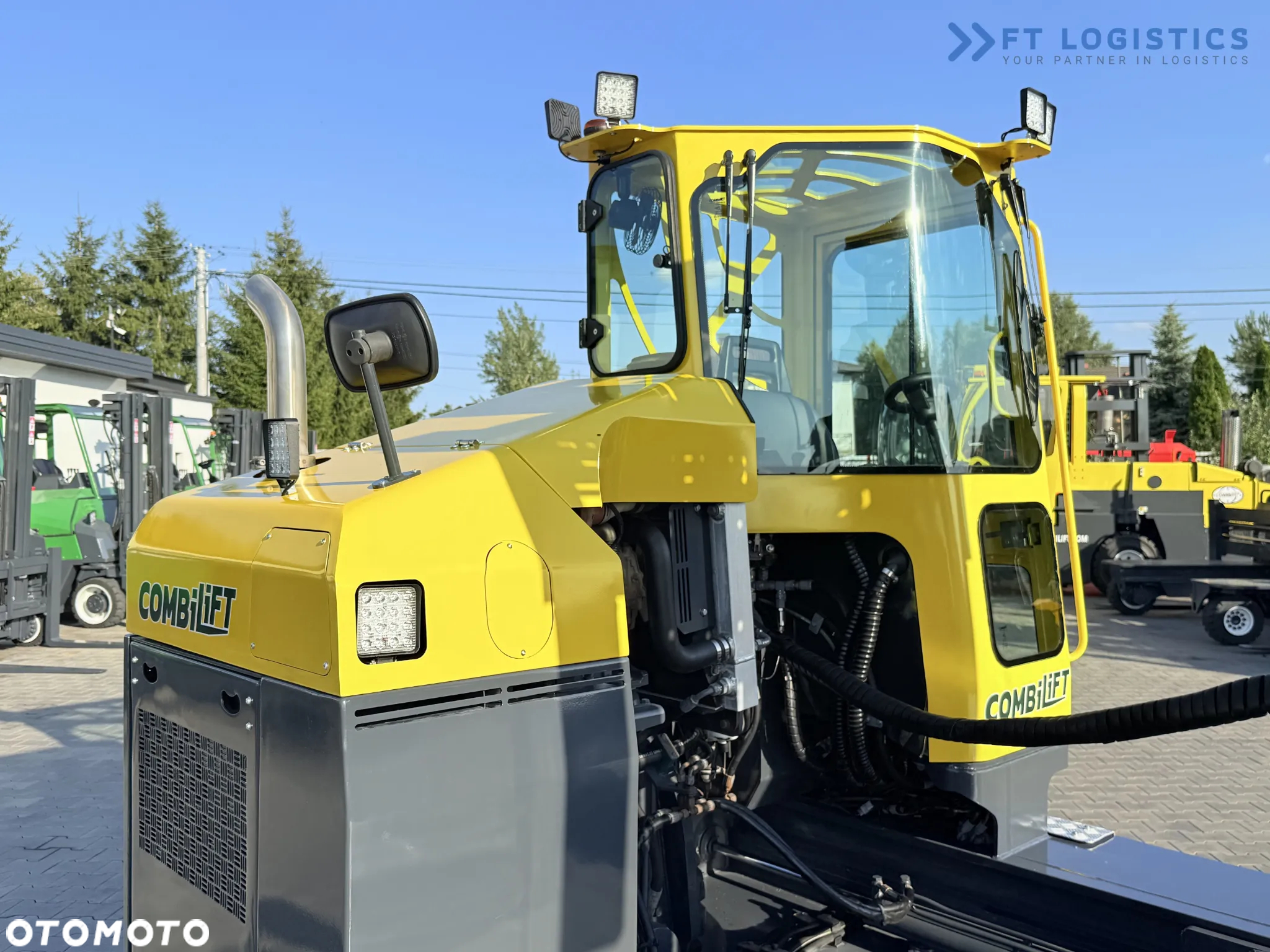 Combilift C5000 / DIESEL / TRIPLEX 6000MM / WOLNY SKOK / POZYCJONER WIDEŁ / WBUDOWANA WAGA / OGRZEWANIE / PEŁNA KABINA / STAN IDEALNY / zeroka oferta wózków czterokierunkowych i bocznych, dopasowanych do różnorodnych potrzeb i zastosowań - 20