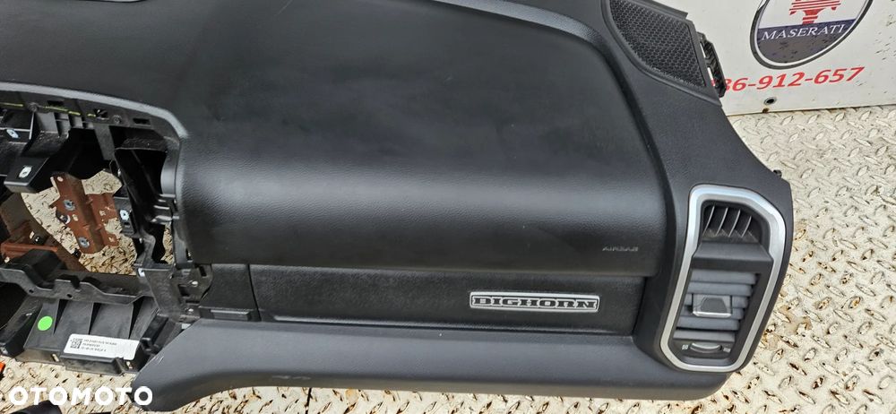 RAM 1500 V 5 2019- Big Horn Kompletny kokpit Deska rozdzielacza Poduszki powietrzne Airbag Napinacze Pasy bezpieczeństwa ORYGINAŁ - 26
