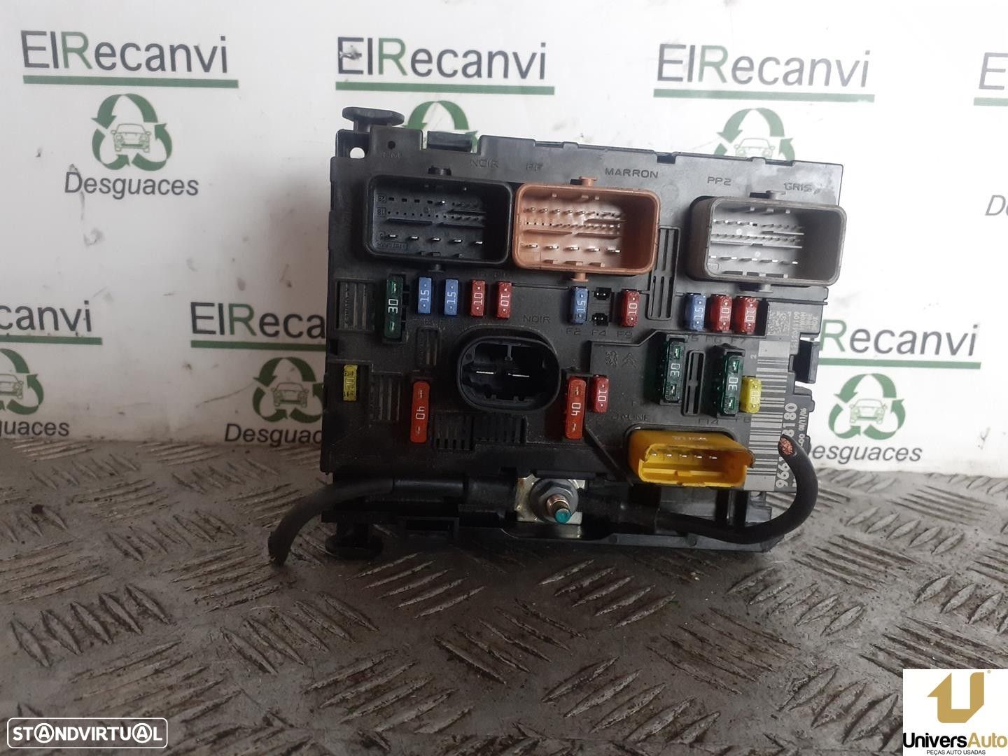 CAIXA RELÉS / FUSÍVEIS PEUGEOT 207 2006 -9661708180 - 1