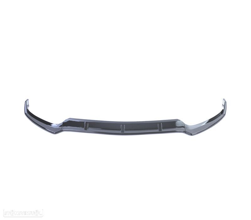SPOILER LIP FRONTAL MERCEDES W205 AMG 14-17 LOOK C63 PRETO - 2