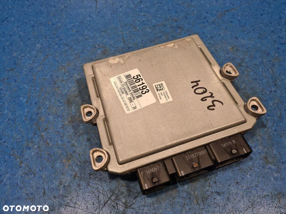 CITROEN C4 PICASSO I STEROWNIK SILNIKA 9665100380 RHR - 6