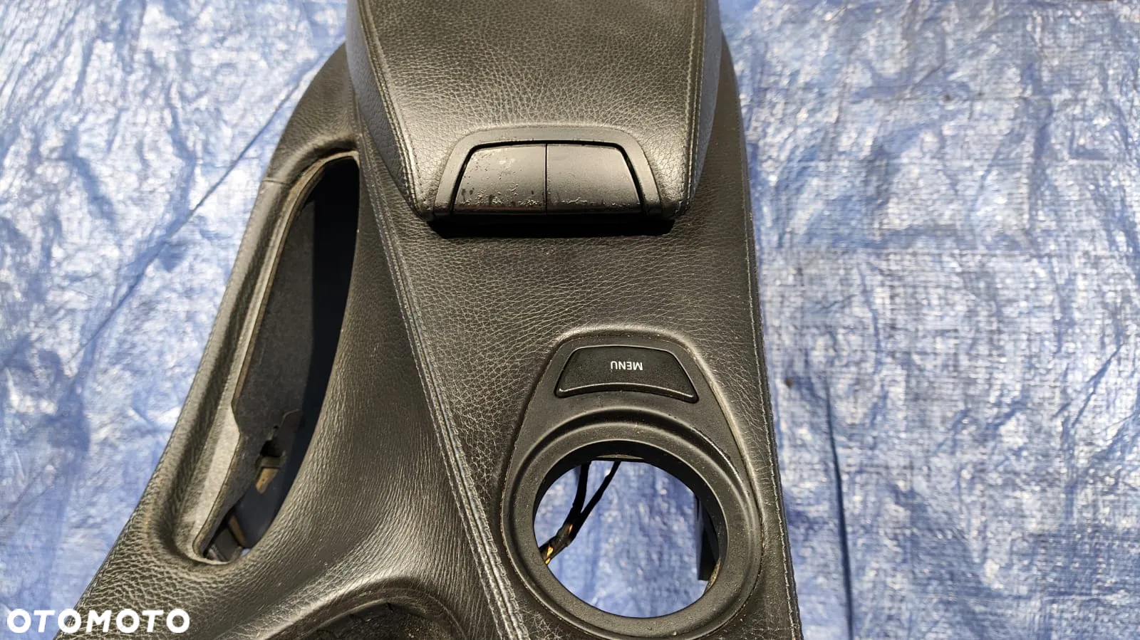 TUNEL ŚRODKOWY PODŁOKIETNIK UCHWYT PODSTAWA NA KUBEK KUBKI NAPÓJ NAPOJE CUPHOLDER CUP HOLDER ANGLIK UK BMW E63 E64 LCI LIFT - 6