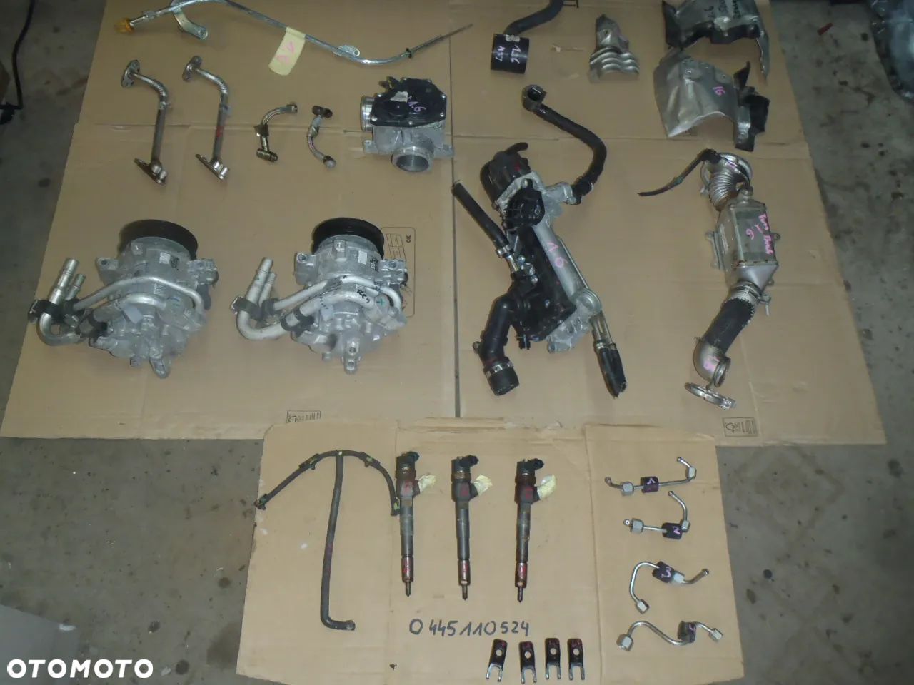 wtrysk wtryskiwacz Bosch 0 445 110 524 delta mito bravo II doblo tipo 500x 500l giulietta combo renegade 1.6 multijet jak nowe - 1