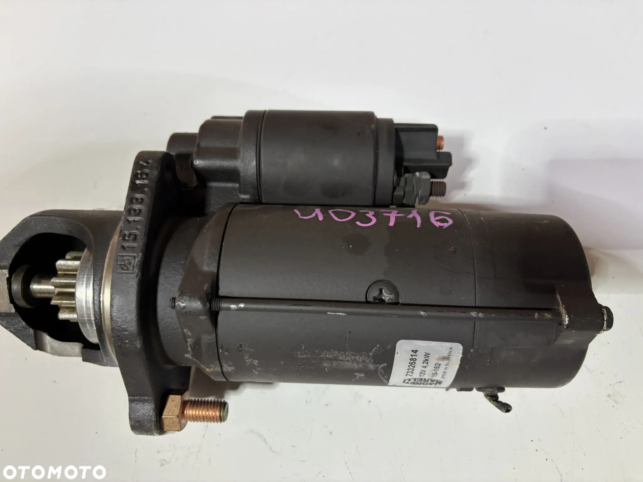 FV23% Nowy Rozrusznik 12V 4,2kW 73326814 Perkins Deutz CHN Case Fendt John Deere JCB Manitou - 10