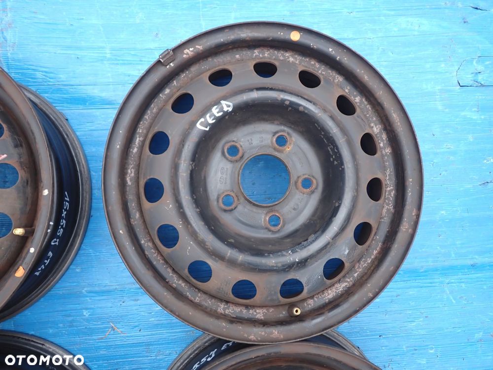 KIA CEED HYUNDAI I30 06-12 FELGI STALOWE KOMPLET 15"X5.5J ET47 - 3