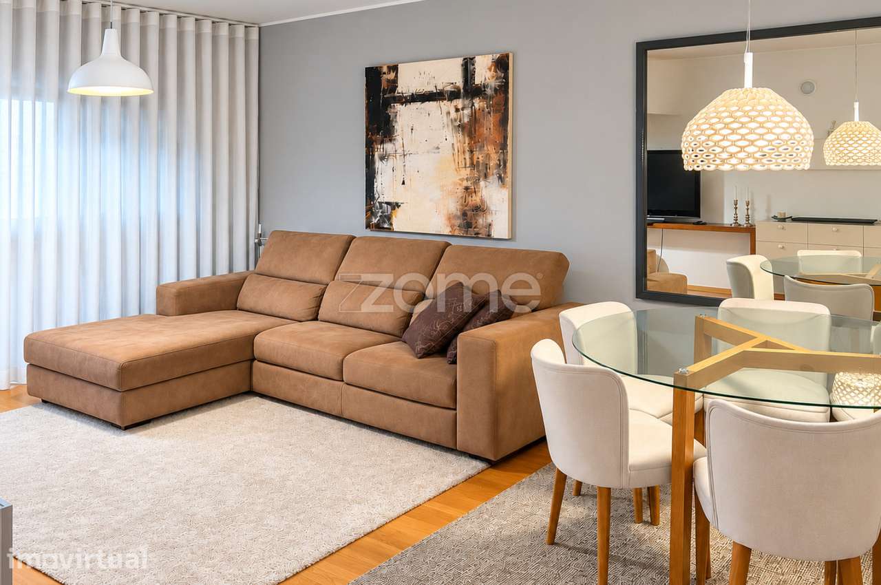 T2 Duplex mobilado ao Norteshoping|Garagem 2 carros|Matosinhos - Grande imagem: 2/27