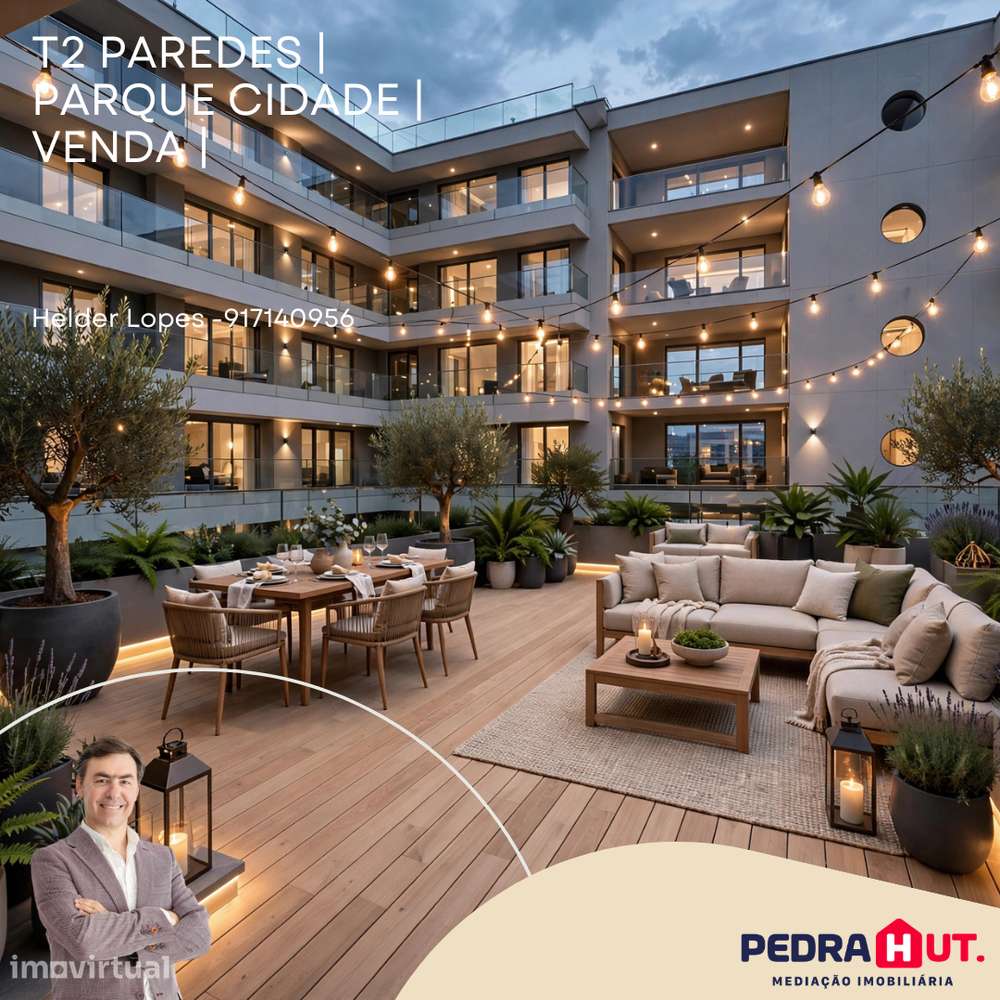 T2 TERRAÇO NOVO Paredes ( Parque Cidade ) CONSTRUÇAO NEWS - Grande imagem: 2/13