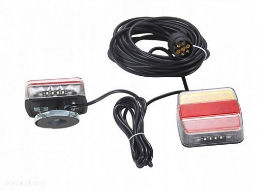 LAMPY LED TYLNE DIODOWE MAGNES PRZYCZEPY 7m wiązka - 1