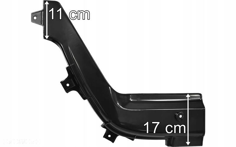 mercedes actros mp3 mp2 listwa zderzaka lewa 9438841074 - 2