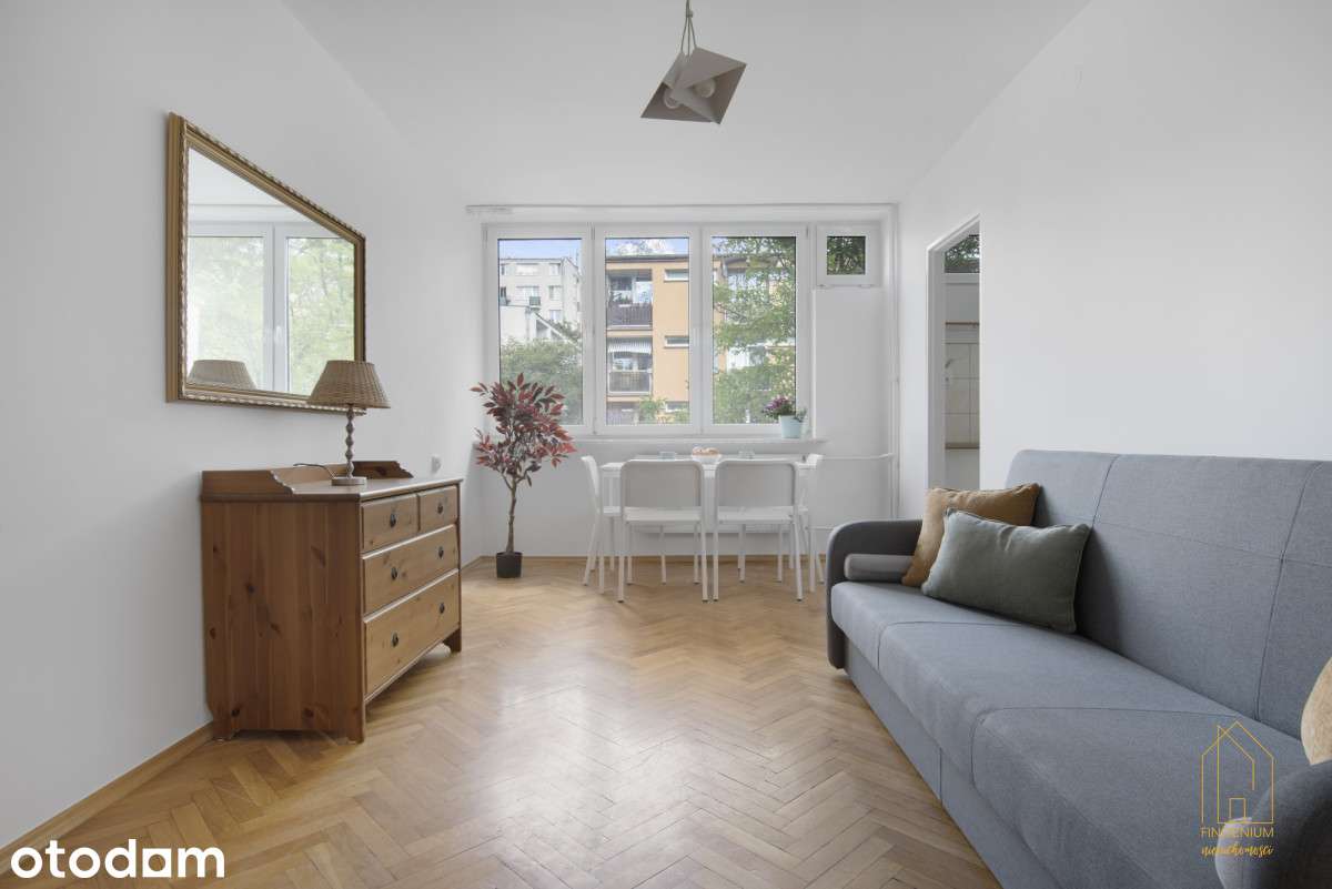 2 pokoje | Osobna kuchnia | Saska Kępa | Balkon