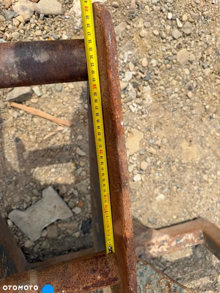 Widły do palet złącze Miller sworzeń 60mm do koparki koparka paletowe paleciak - 7