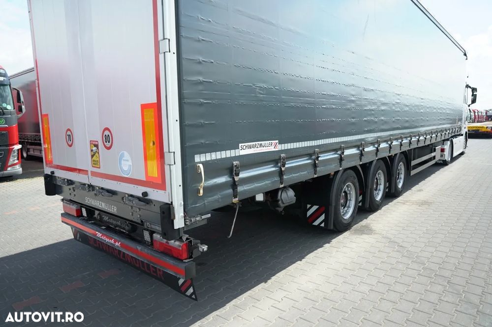 Scania S 530 / V8 / RETARDER / MEGA KIT / PLATĂ JOSĂ + KRONE / PUNTE RIDICATĂ / SAF - 12