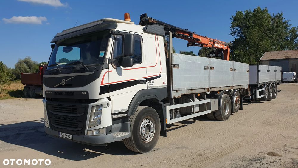 Volvo Volvo FM 460 / Zestaw Przyczepa Tandem / 6 X 2 / SKRZYNIOWY + HDS 2016 - 1