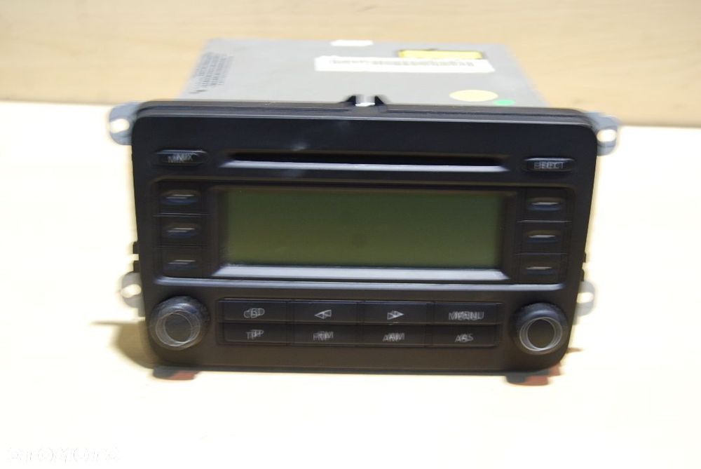 RADIO FABRYCZNE CD ORYGINAŁ VW GOLF V PASSAT B6 TOURAN I 1K0035186P - 4