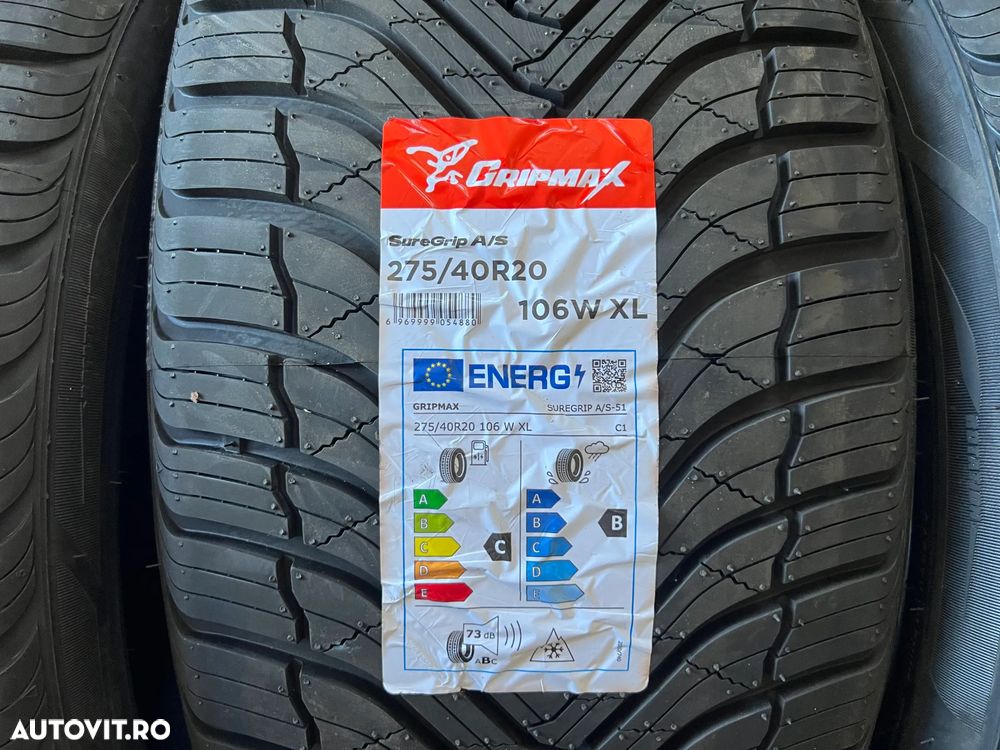 4 anvelope Gripmax ALL SEASON  275-40-20 si 315-35-20 BMW X5 X6 E70 E7 F15 F16 fabricatie 2025 anvelope mixte vara/iarna M+S all season - 3