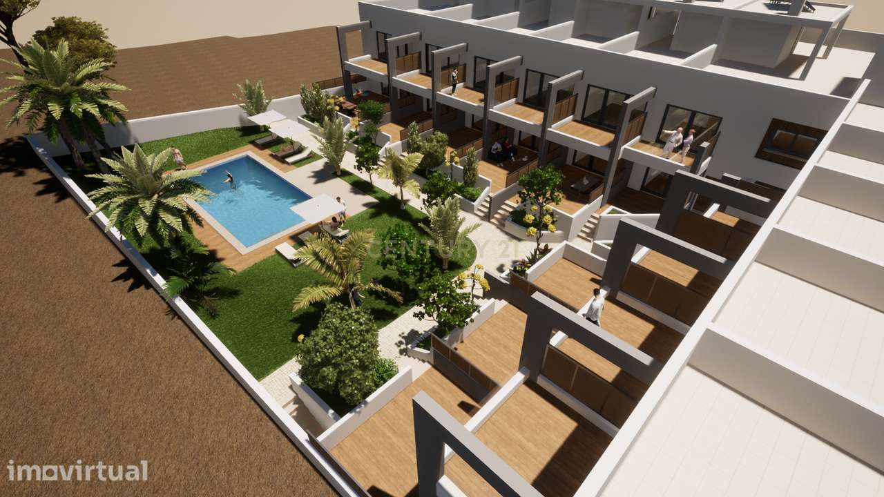 Lote Terreno Montenegro com Projecto Aprovado | Condomínio 15 Frações - Grande imagem: 4/11