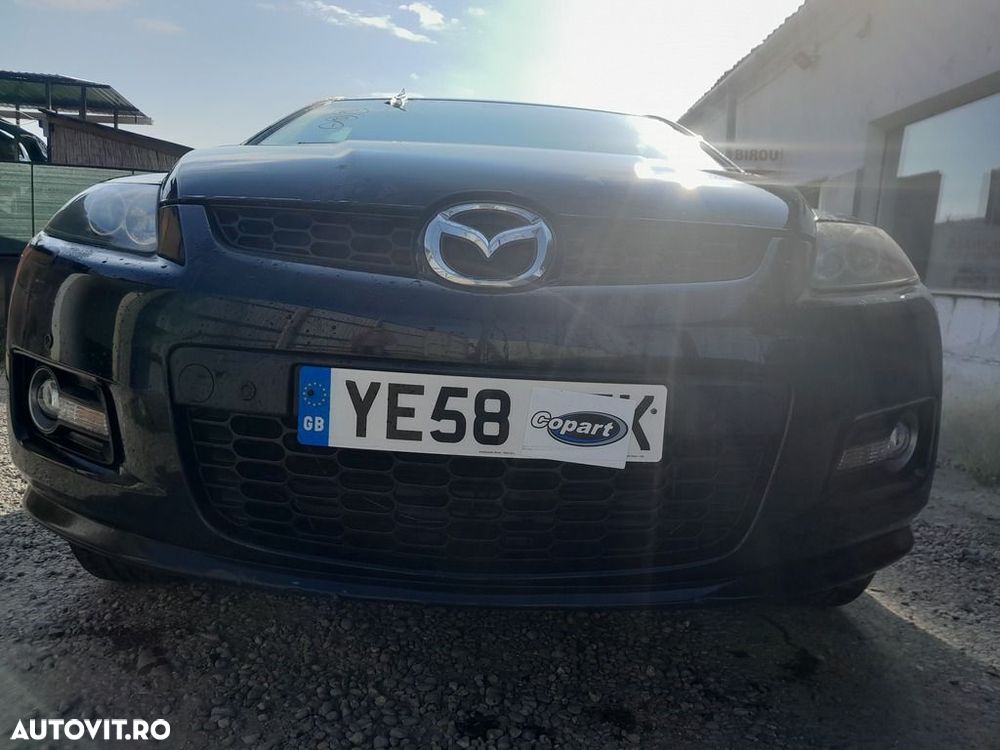 Bara fata Mazda CX - 7 2006 - 2012 Negru (541) model cu spalatoare far MODEL BENZINA - 1