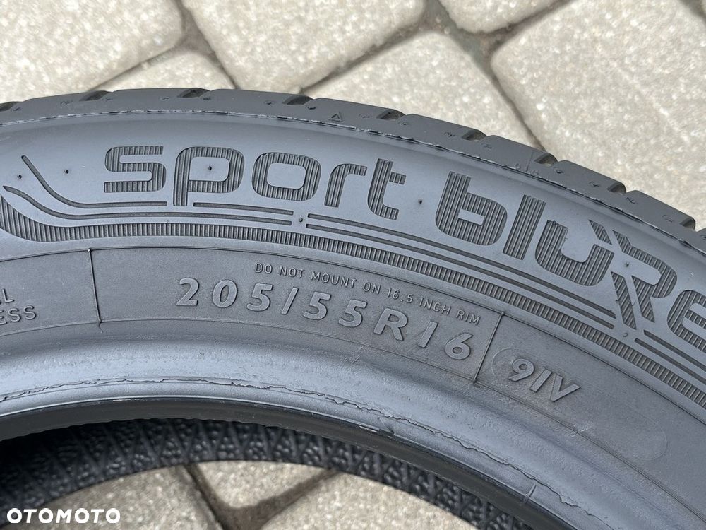 CZTERY LETNIE OPONY DUNLOP 205/55 R16 91V  6 MM BIEŻNIKA LATO - 7