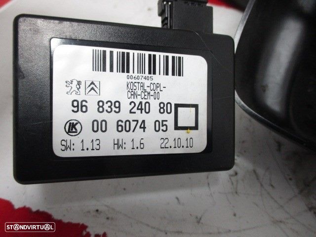 ESPELHO RETROVISOR INTERIOR PEUGEOT 207 SW 2010 -9683924080 - 4