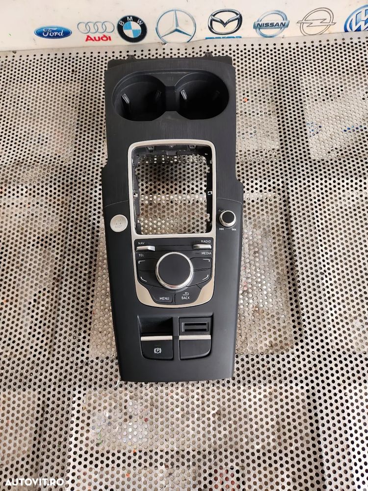 Condola Centrala Butoane MMI Audi A3 8V An 2013-2014-2015-2016-2017-2018-2019 Volan Stanga Europa C - 2