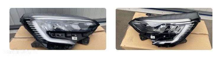 RENAULT CLIO 5 V ORYGINALNE LAMPY REFLEKTORY PRZEDNIE FULL LED LEDOWE LEDOWA LAMPA PRZEDNIA LEWA PRAWA LEWY PRAWY PRZÓD REFLEKTOR PRZEDNI LEWY PRAWY 260607647R 260104922R KOMPLET LAMP PRZEDNICH - 2