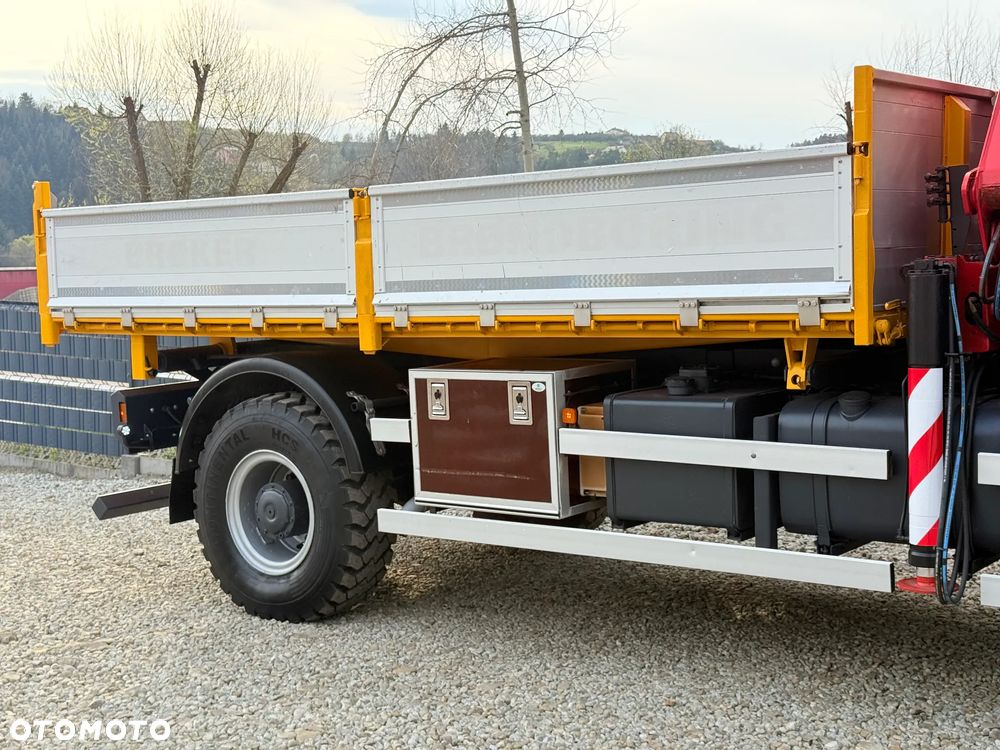 MAN * MAN LE 18.280 * HDS HMF 1560 * Kiper Wywrotka * 4x4 * Sprowadzony * Energetyka * - 38