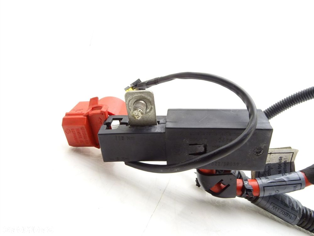 Przewód klema pirotechniczna plusowa kabel 9160100 bmw 325i e93 cabrio 3.0 - 5