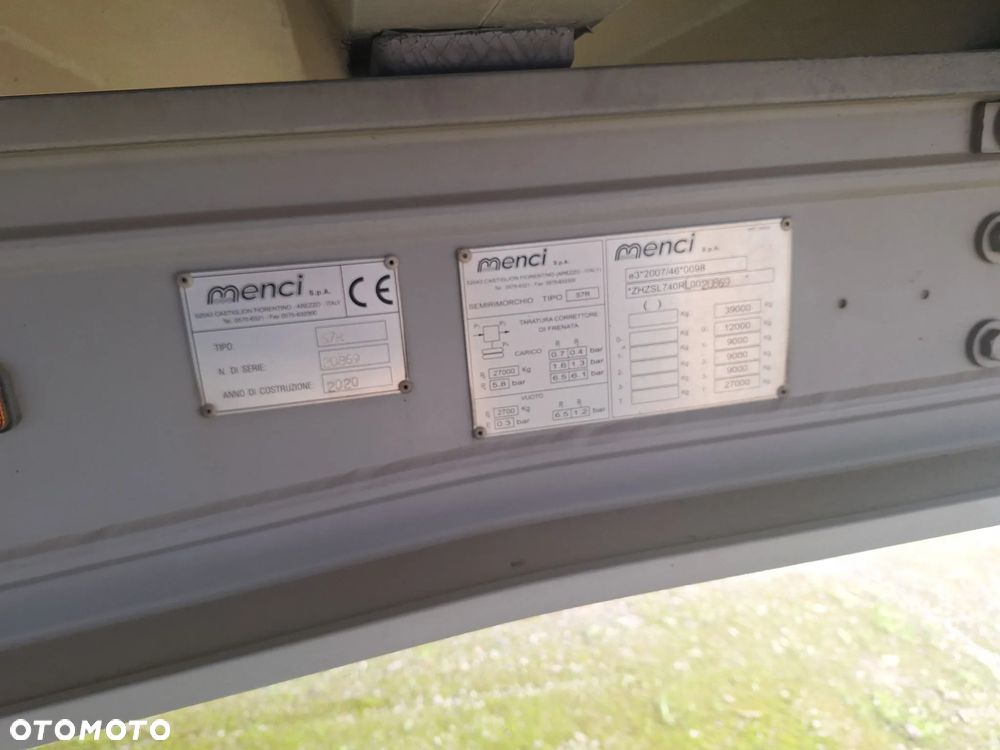 Menci Naczepa wywrotka aluminiowa 30m3 - 5