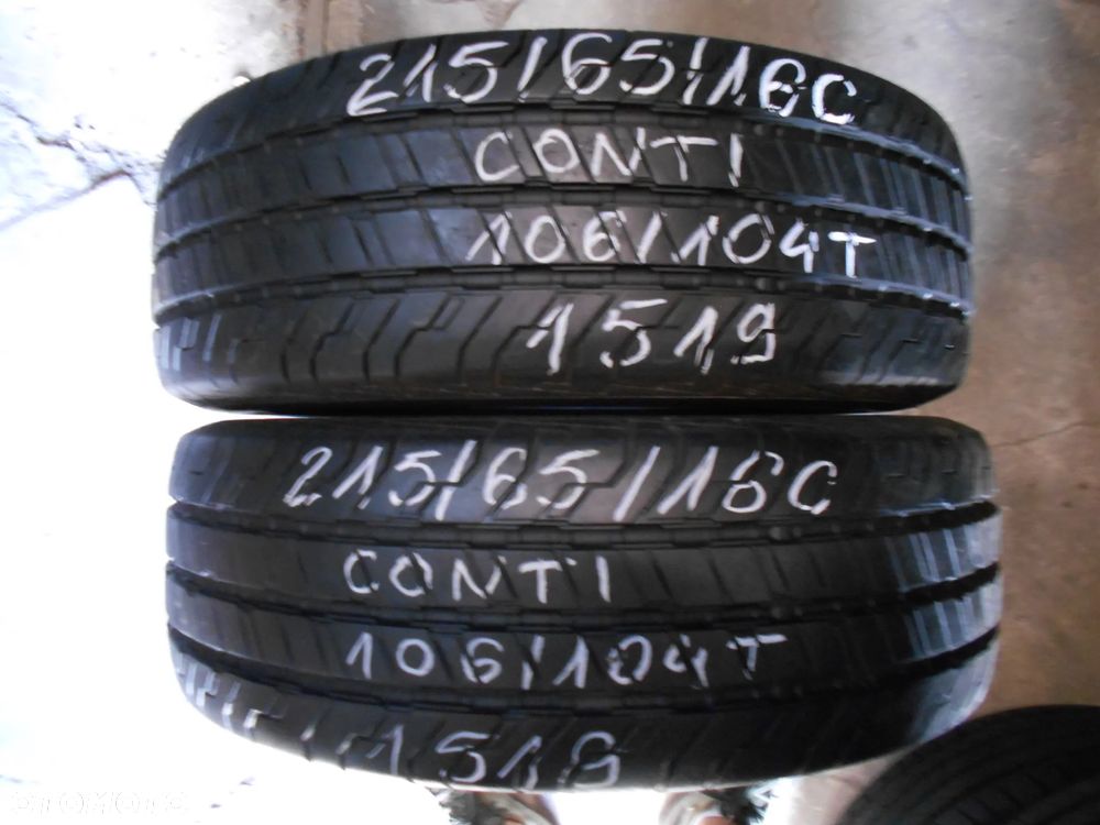 OPONY 215/65r16C CONTINENTAL CONTI VAN CONTACT 100 DOT 1519 10MM - 1