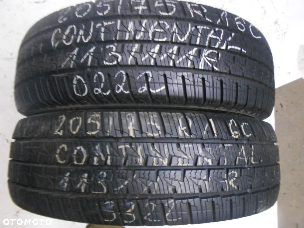 OPONY 205/75R16C CONTINENTAL VAN CONTACT 4 SEASON DOT 3322 9.6MM - 1