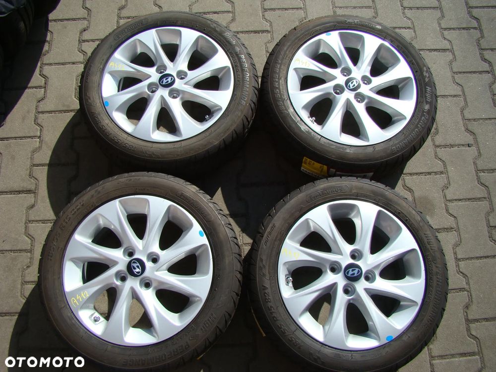 a412 4x100 Kia Picanto Hyundai I10 6Jx15 Lato 185/55 R15 niemontowane - 2