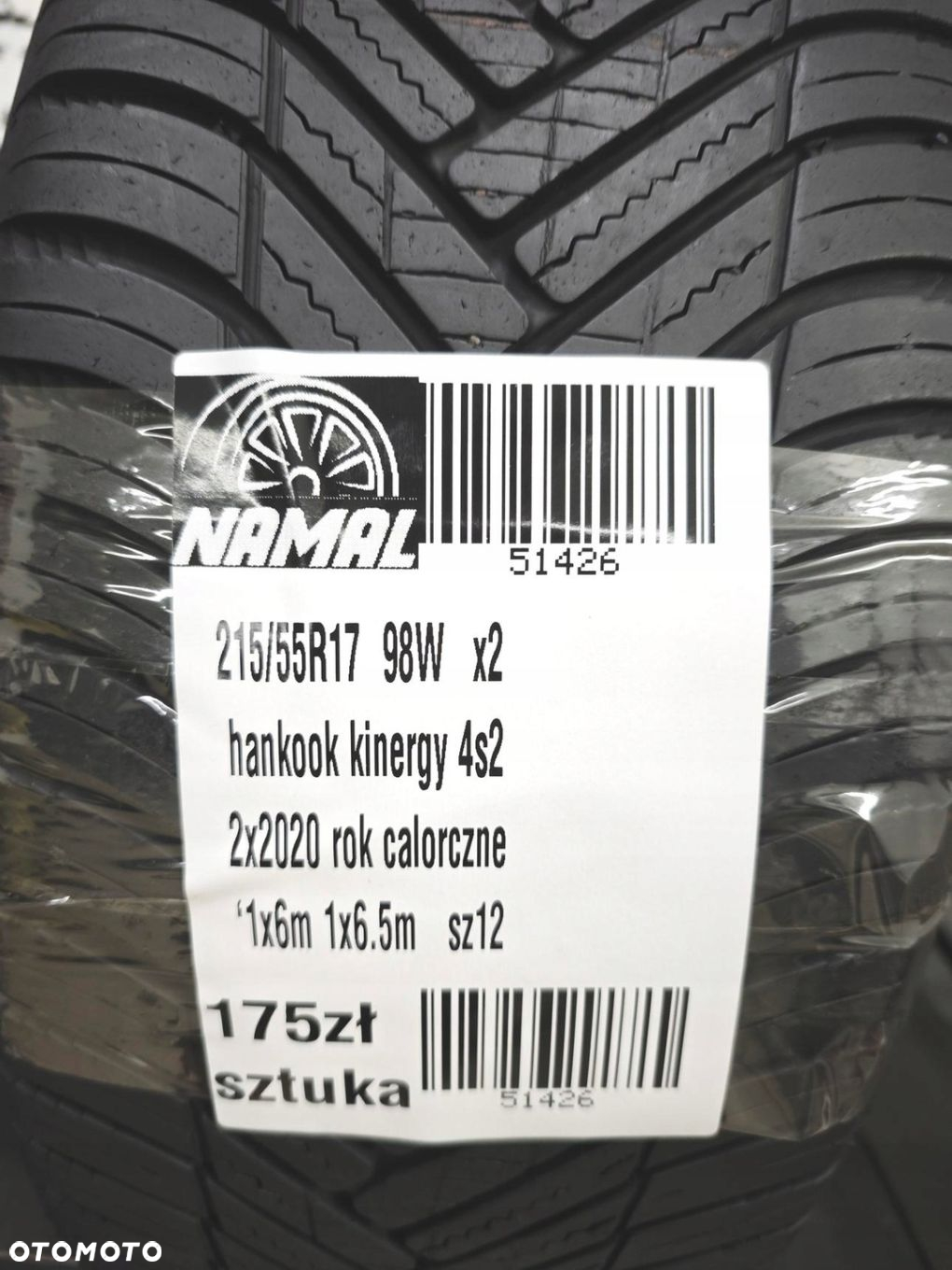 215/55r17 hankook 2020 opony całoroczne 6,5mm 51426 - 10
