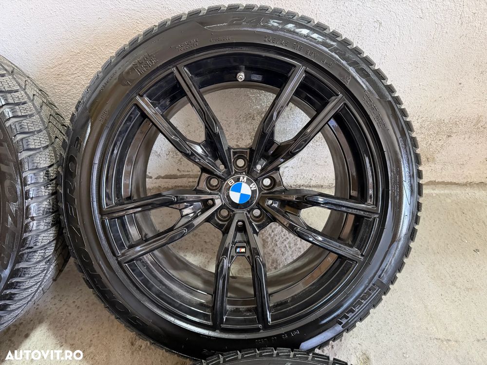Jante BMW R18 cu anvelope iarna pirelii Jante18 complete iarna bmw G30 G31 jante doua latimi - 2